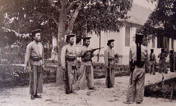 سهام تونكين: جنود فيتناميون في القوات الاستعمارية للهند الصينية الفرنسية