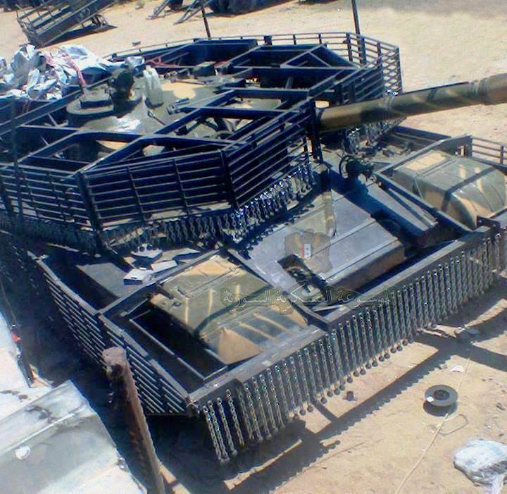시리아 전문가들은 T-72 탱크의 현대화에있어이란과 이스라엘의 경험을 사용했습니다.