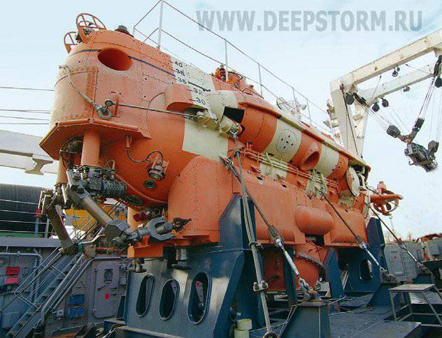 Унапређење техничких средстава трагања и спасавања у руској морнарици