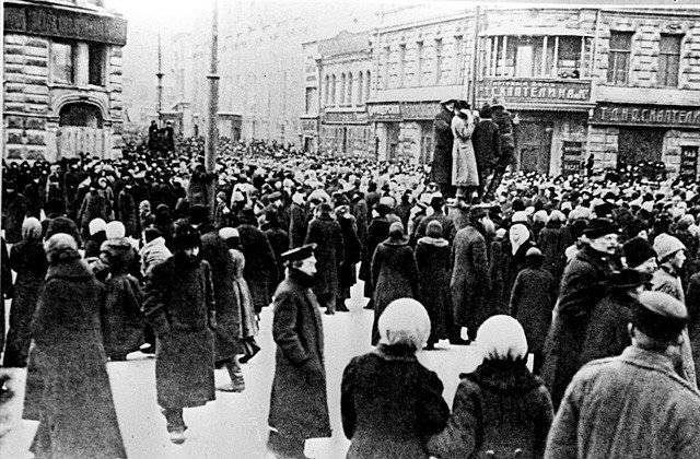 In the spring of 1918, the Black Guard existed in Moscow
