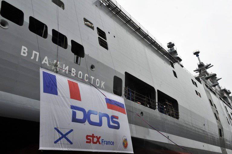 The first "Mistral" will be equipped with weapons in St. Petersburg