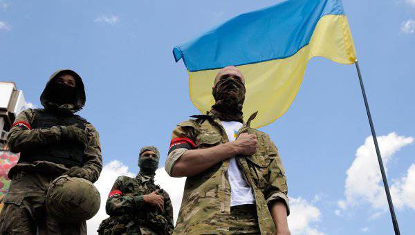 Arsen Avakov 우크라이나 내무부 장관은 존경심을 가지고 "Right Sector"를 다루고 있습니다.