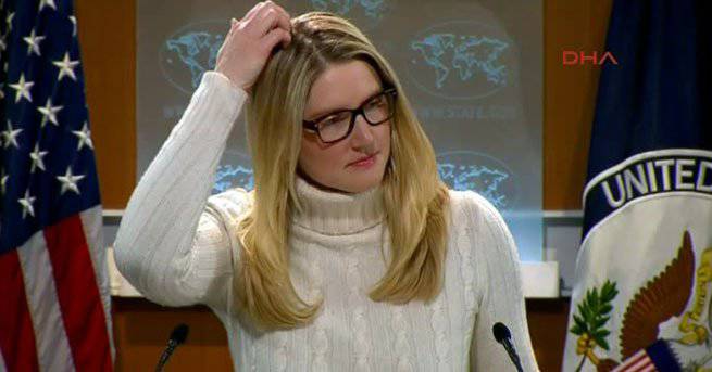 Marie Harf states that rallies and their dispersal in Missouri (USA) cannot be compared with rallies and their dispersals in other countries.