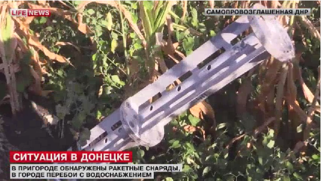 Pinggiran kota Donetsk dikupas dengan zat beracun