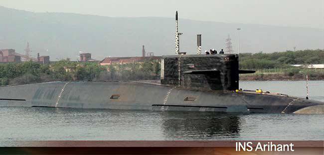 The first quality photo of the Indian submarine Arihant