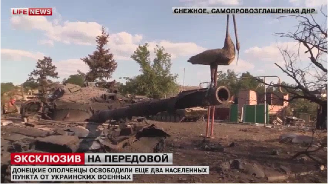 Milícias DPR assumiram o controle de duas aldeias perto de Snizhne