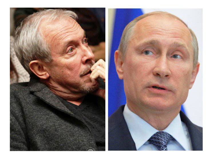 Makarevich bittet Putin, ihn vor Verleumdung zu schützen. Sands ist sich nicht sicher, ob der Präsident den Sänger vor Wut schützen kann