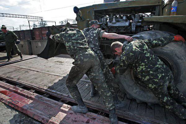 Kiev invia le attrezzature estive 40 a Donbass