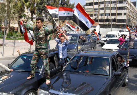 Os sucessos do exército do governo sírio nas proximidades de Damasco