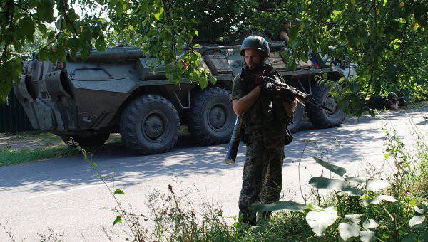 Near Lugansk destroyed the bridgehead of the Ukrainian security forces