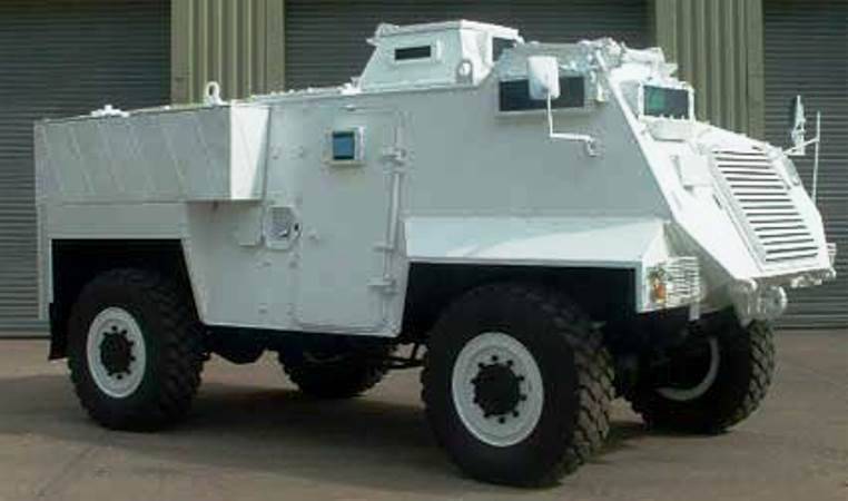 BTR "Saxon" for the Ukrainian security forces