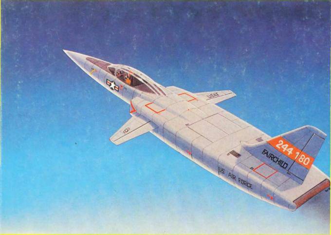 Aeroplano del futuro? Progetto combattente multi-ruolo Fairchild / Repubblica AFTI. Stati Uniti