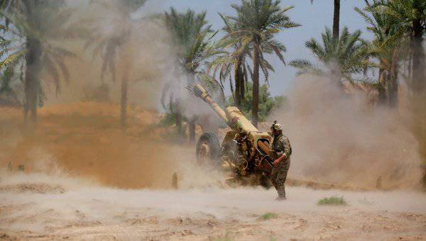 Die irakische Armee wehrte den Angriff militanter "islamischer Staaten" westlich von Bagdad ab