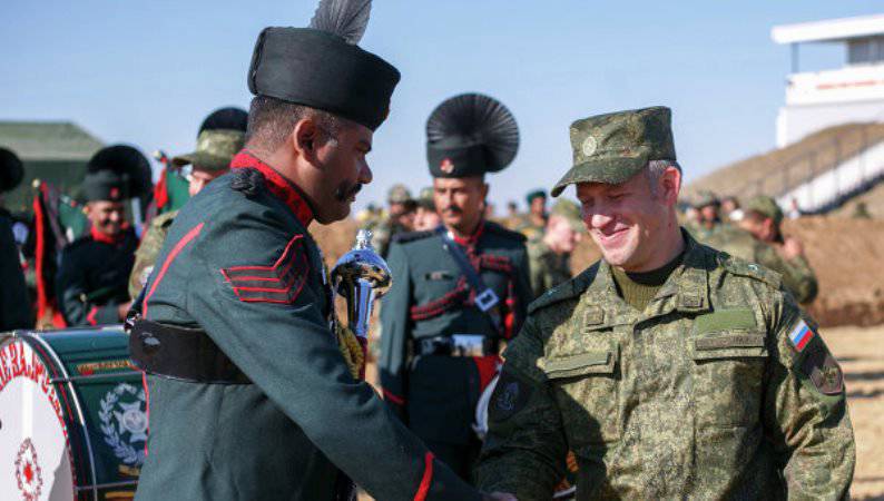 Indian military noted the special approach of Russians to anti-terrorist operations