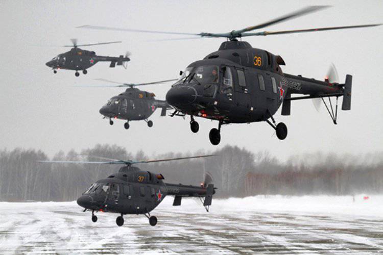 Los cadetes de Syzran han dominado los nuevos helicópteros Ansat-U