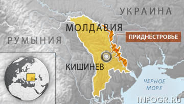 The ring around Transnistria is compressed