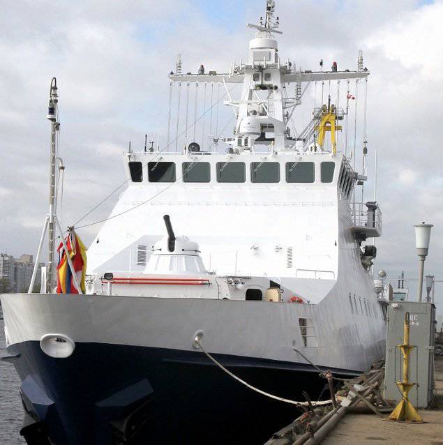 俄罗斯联邦在克里米亚的海上边界将由一艘新的巡逻舰“紫水晶”来守护