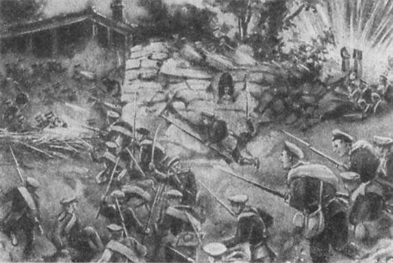 Shahe 강에서의 전투. 2의 일부