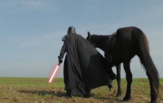 Кандидат Дарт Вейдер предстал перед украинским электоратом