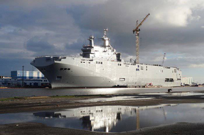 France called the conditions for the transfer of Russia "Mistral"