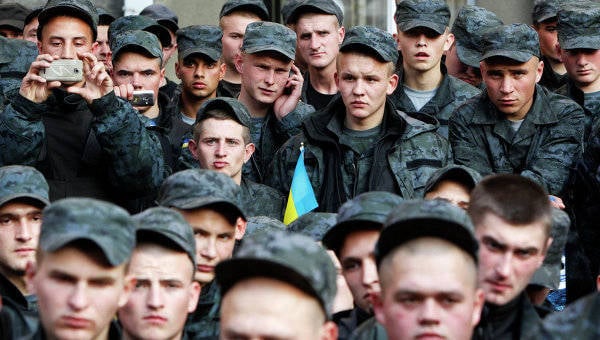 Conscritos ucranianos são mantidos como reféns pelas autoridades atuais da "Praça"