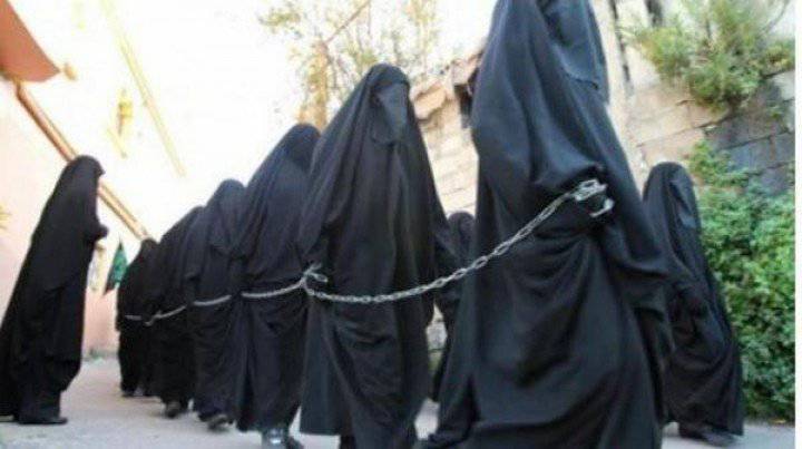 Yezidi women who are slaves to ISIS militants beg to bomb them