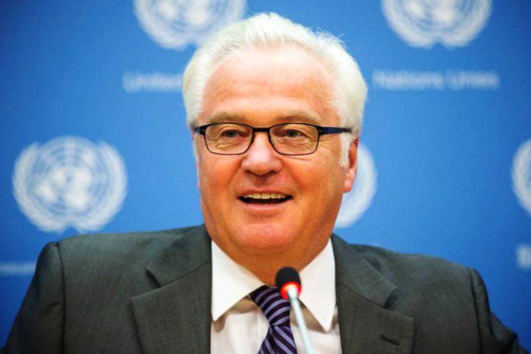 Churkin em uma reunião do Conselho de Segurança da ONU tirou sarro de um colega da Ucrânia, que preferiu falar inglês