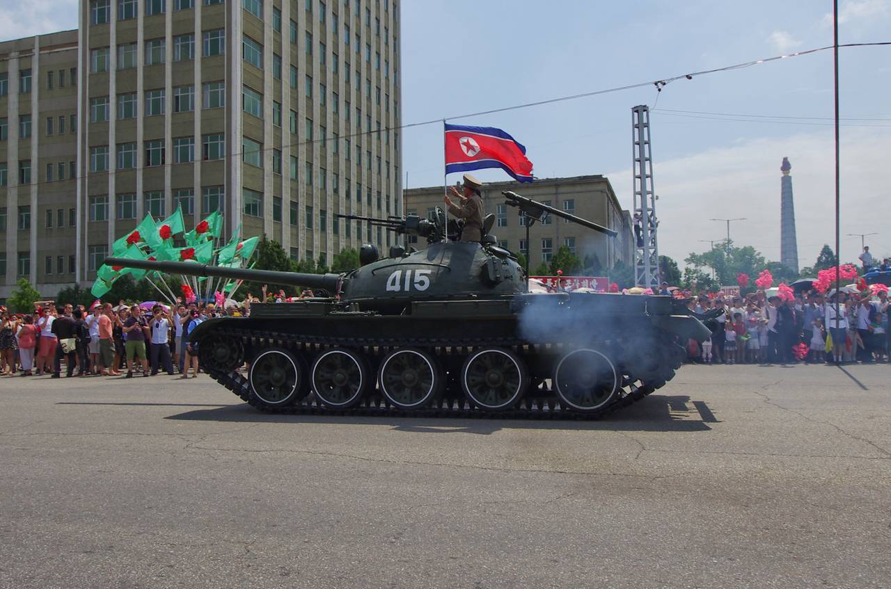 North Korean tanks