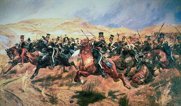 British legend of Balaclava: “thin red line” and the attack of the light brigade