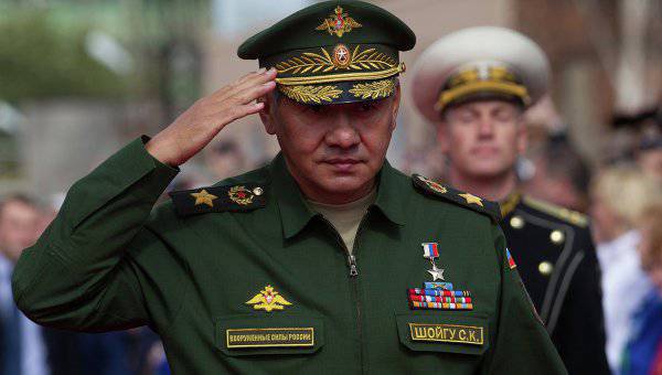 Sergei Shoigu ranked first in the ranking of the quality of work of ministers