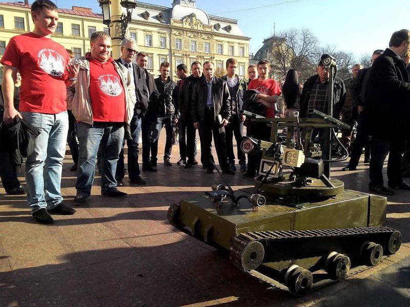Los "robots" ucranianos se están preparando para dar batalla ...