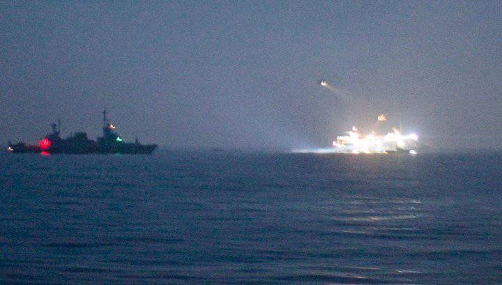 La pattuglia della marina egiziana attacca il Mar Mediterraneo