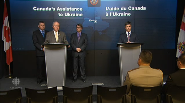 Canada sent a batch of military aid to Ukraine