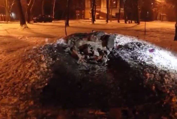 В Харькове взорван памятник "воинам УПА"