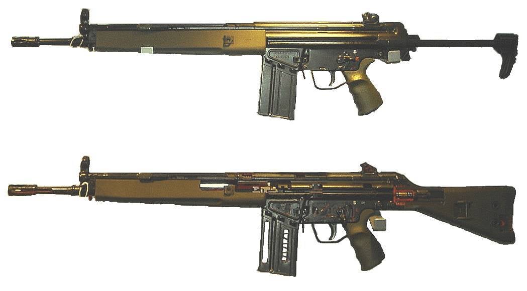 Автоматическая винтовка Heckler & Koch G3 (ФРГ) .