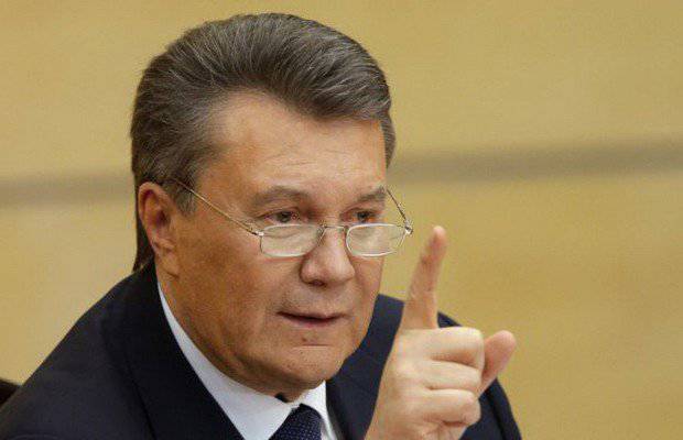 Янукович отверг заявления СБУ о том, что он финансирует ополчение Донбасса