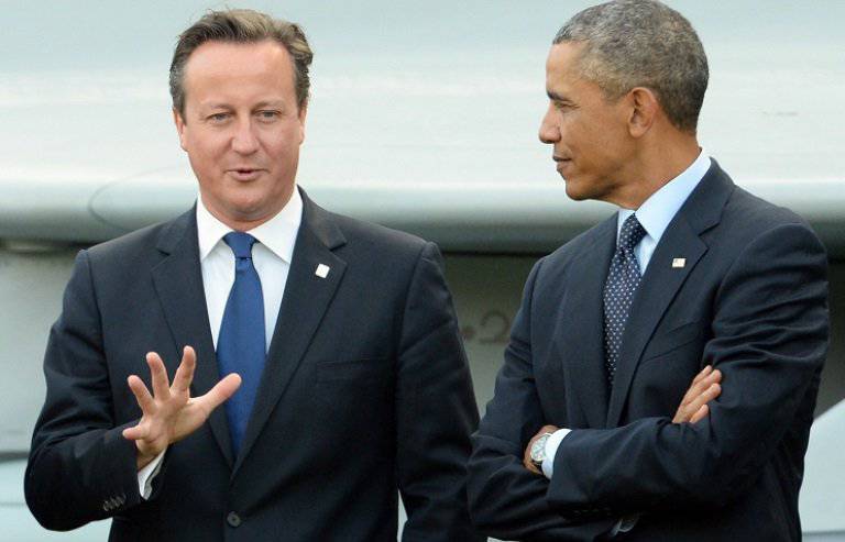 Обама и Кэмерон продолжат давить на РФ из-за ситуации в Украине