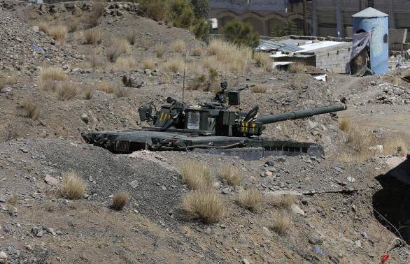Белорусские Т-80БВ понесли первые потери в Йемене