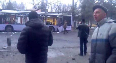 Украинские силовики обстреляли трамвайную остановку в Донецке