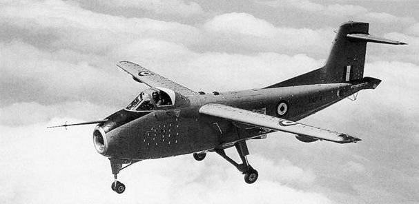 Экспериментальный английский самолёт Hunting H126