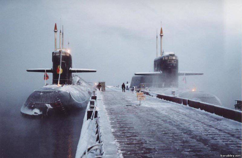 Сравнение подводных сил России и США 