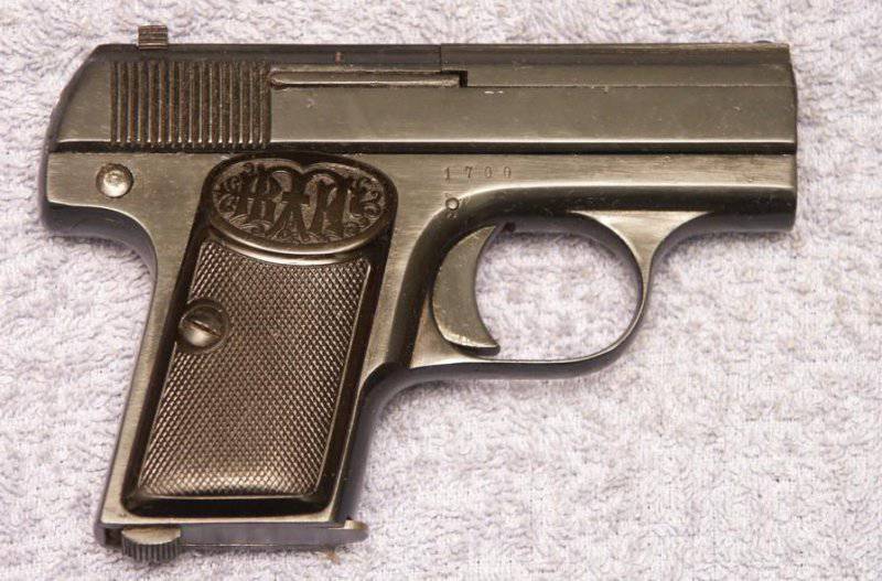 Жилетный пистолет Дрейзе калибра 6,35 мм (Dreyse 6.35mm Vest Pocket Pistol) и его разновидности