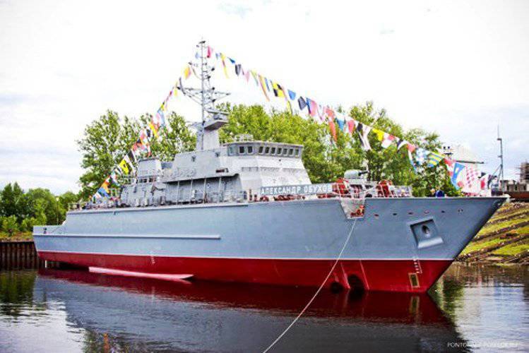 «Александр Обухов», построенный из композитных материалов, приступил к испытаниям
