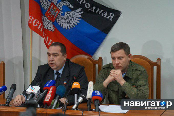 Лидеры ДНР и ЛНР заявили, что минские переговоры сорвал Петр Порошенко