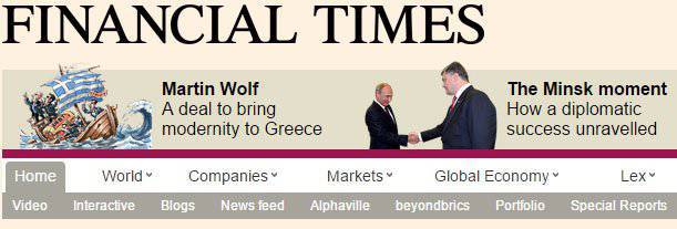 Financial Times: "Порошенко надавил на Путина, заставив начать минские переговоры"