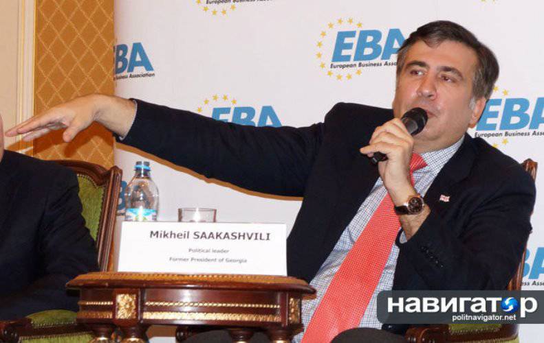 사 카슈 빌리 (Saakashvili) : 러시아는 우리를 "나의 통치 기간 내내"폭격했다.