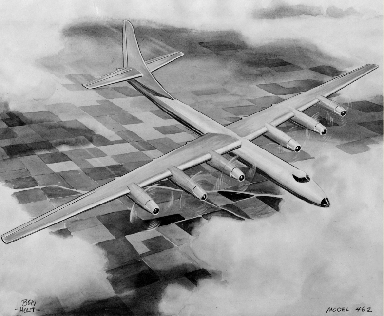 How was the Boeing B-52 Stratofortress bomber created?