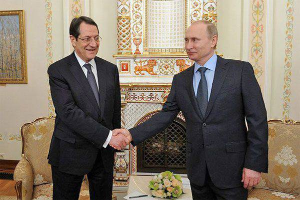 Госдеп США объявил Кипру о недовольстве визитом главы этого государства в Москву