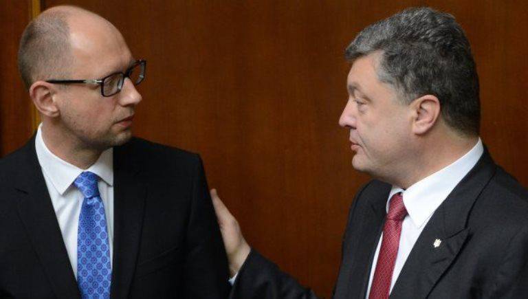 Poroshenko and Yatsenyuk complained to their Western patrons on the militia