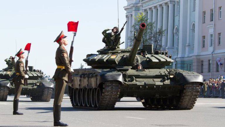 Yurginskaya brigada do Distrito Militar Central re-armada para T-72B3